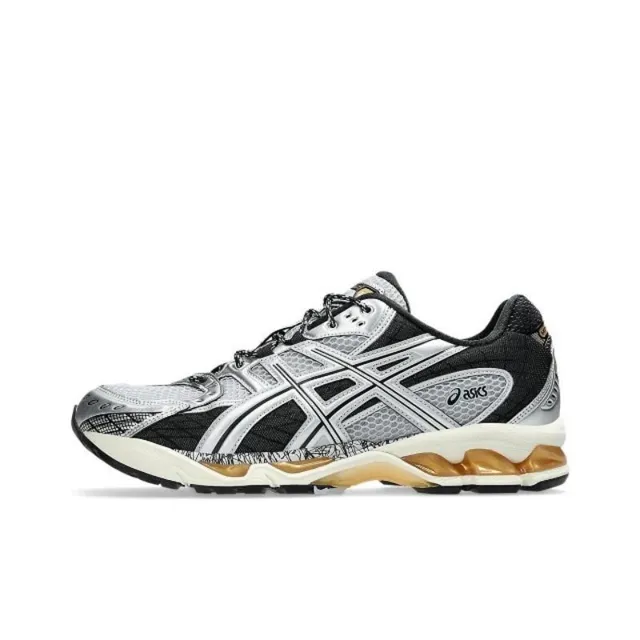 ASICS Gel-Kayano Silver Black Gold Running Shoes 2