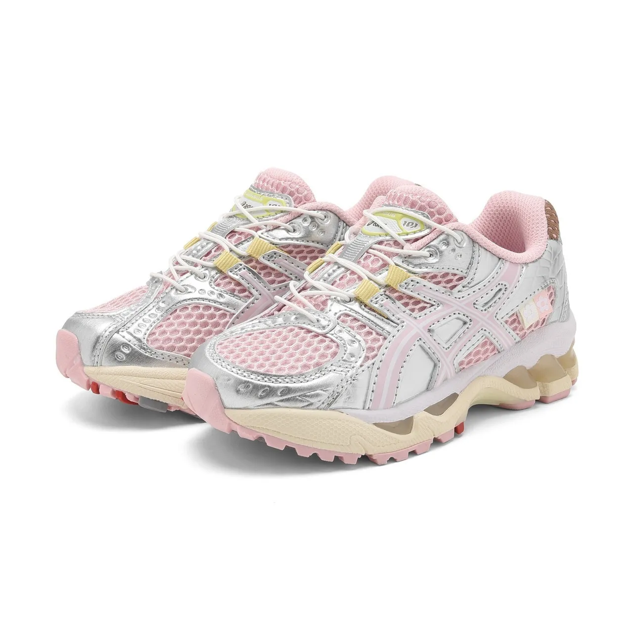 ASICS White Blue Structured Medial Cage Mesh-Synthetic Upper Running Shoes 11