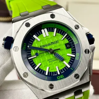 Audemars Piguet Royal Oak Offshore Diver Lime Green Mechanical Watch