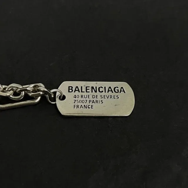 Balenciaga Chunky Chain-Link Silver-Tone Bracelet 2