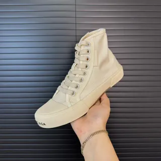 Balenciaga Defender Beige High-Top Lona Lifestyle Zapatillas