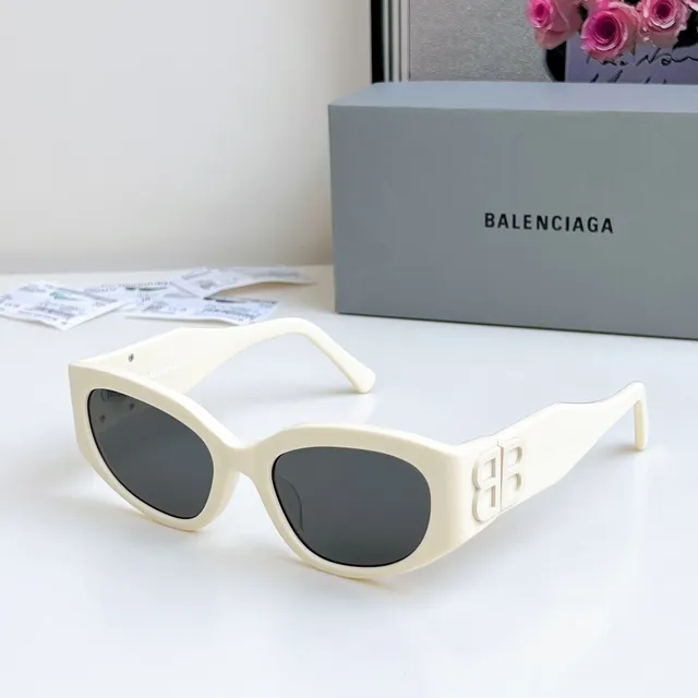 Balenciaga ساعة الرمل كات آي أسيتيت نظارات شمسية 5