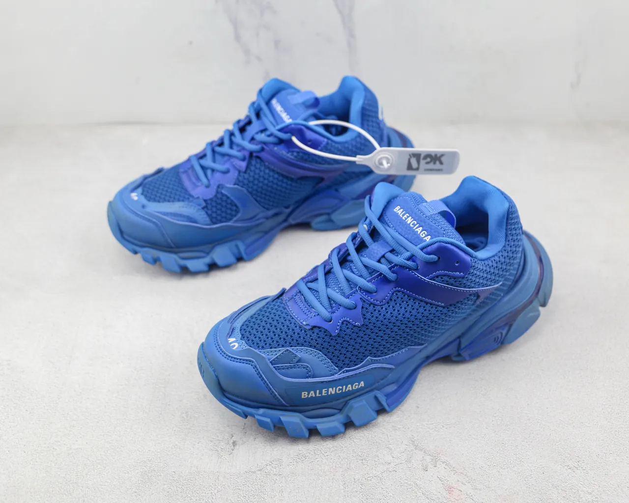 Balenciaga Runner Tênis Chunky Monocromático Azul 4