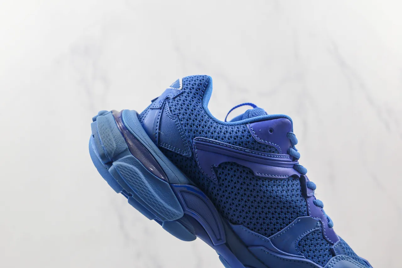 Balenciaga Runner Tênis Chunky Monocromático Azul 5