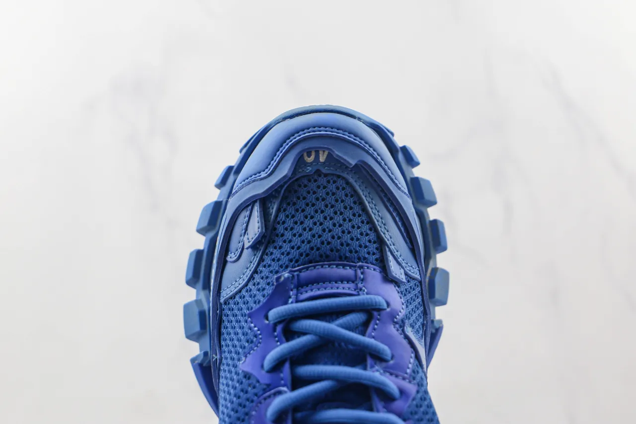 Balenciaga Runner Tênis Chunky Monocromático Azul 6