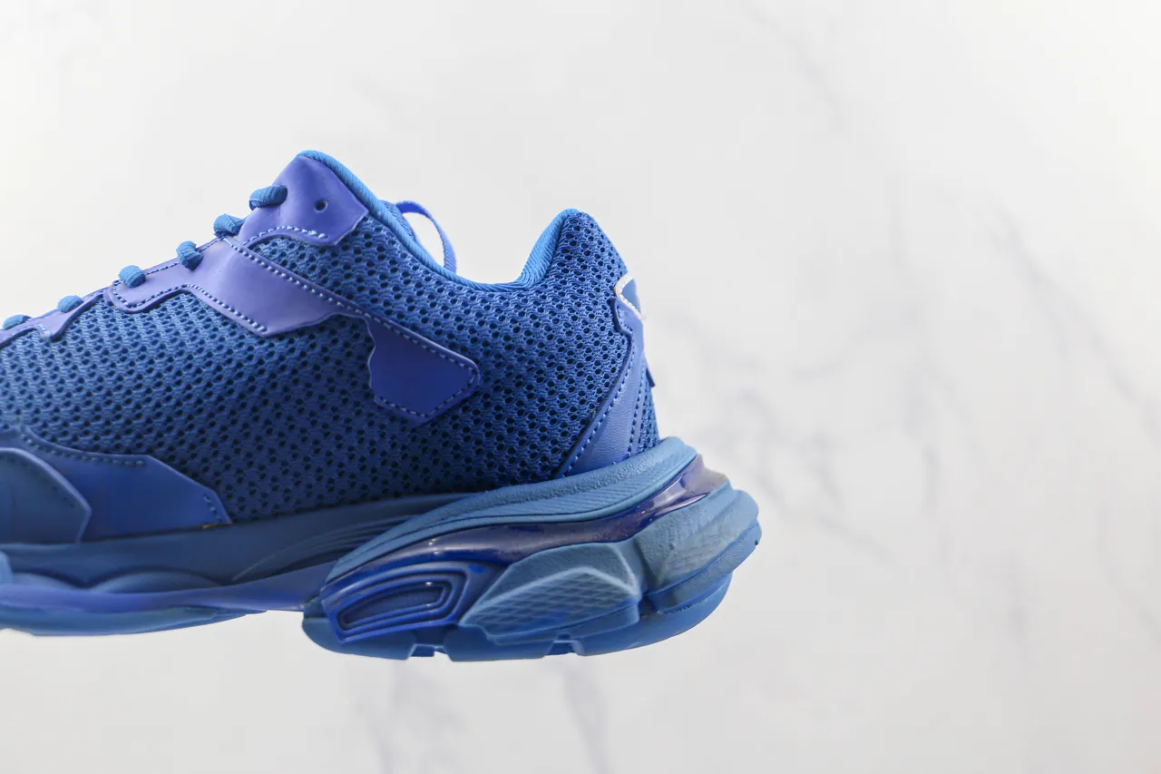 Balenciaga Runner Tênis Chunky Monocromático Azul 7