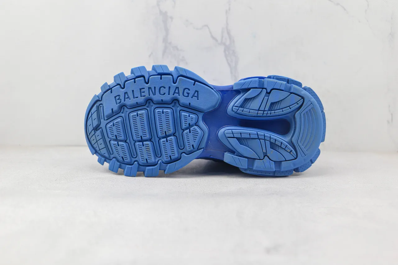Balenciaga Runner Tênis Chunky Monocromático Azul 8