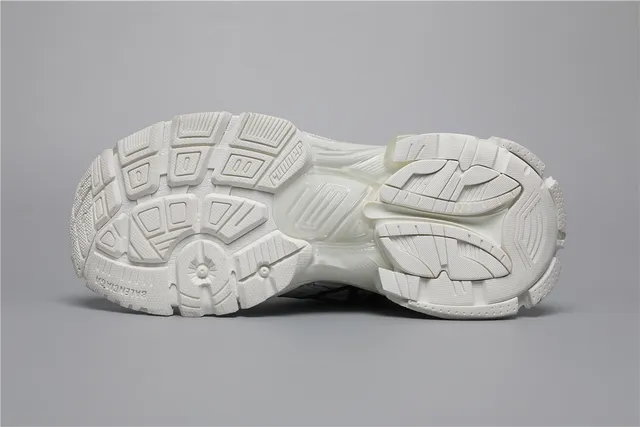Balenciaga Runner White Graffiti Logo Chunky Sneakers 6