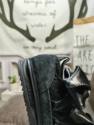 Balenciaga Speed Trainer Chaussures Noires à Nœud Oversized et Semelle Épaisse 4