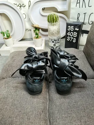 Balenciaga Speed Trainer Chaussures Noires à Nœud Oversized et Semelle Épaisse 8