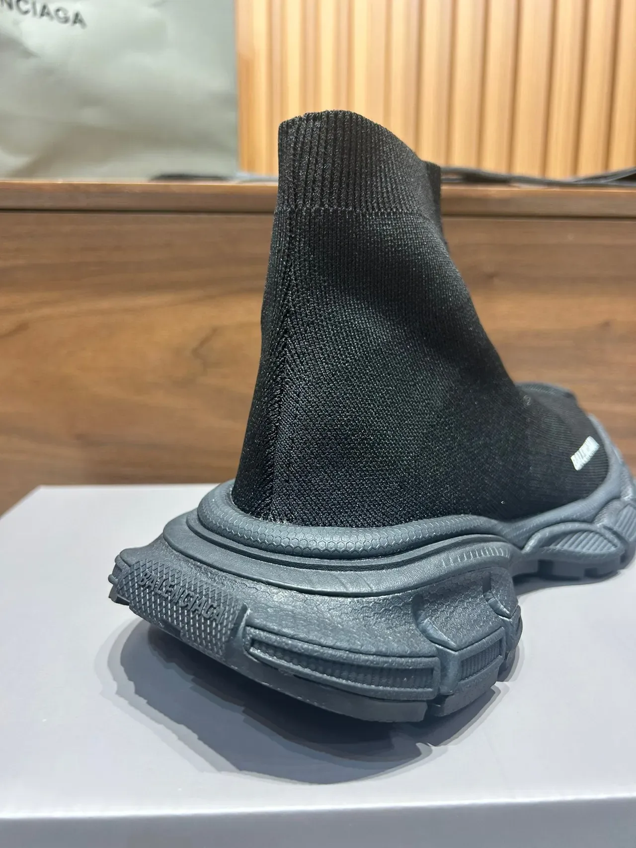Balenciaga Speed Trainer Zapatillas Negras Chunky Sock-Fit 3