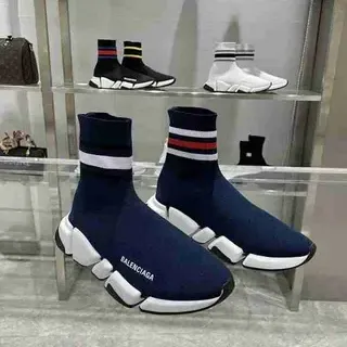 بالنساغا Speed Trainer Navy Sock-Fit حذاء رياضي أسلوب حياة
