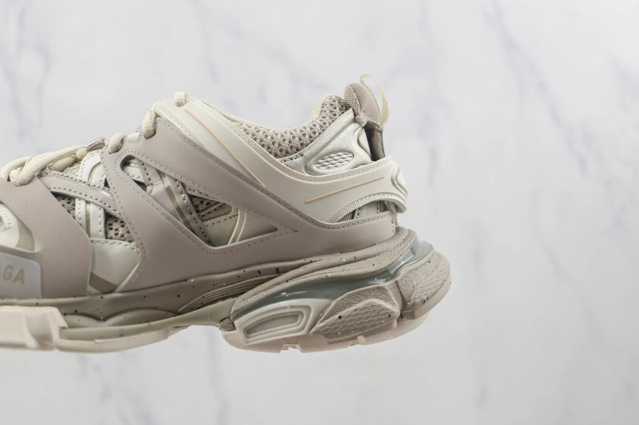 Balenciaga Track Trainer Beige Off-White Tênis chunky 7