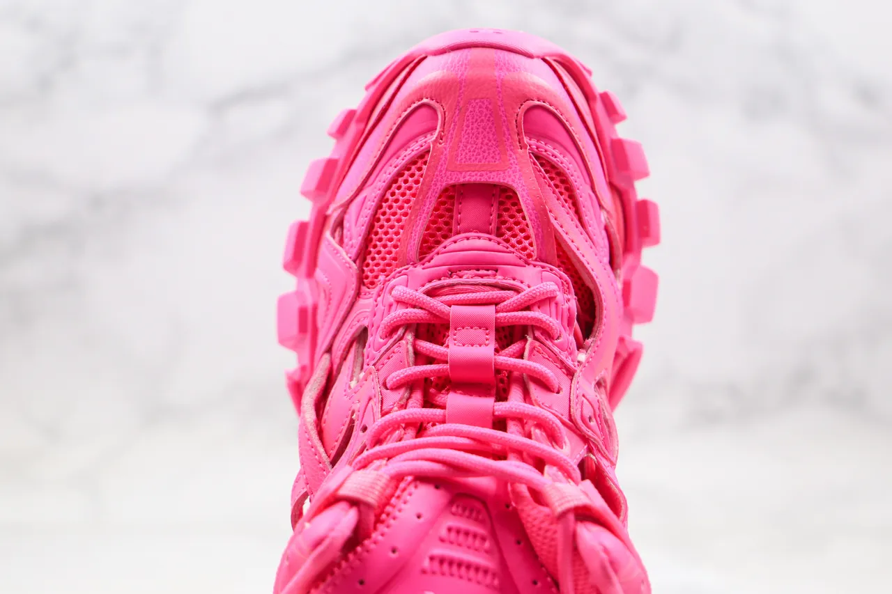 Balenciaga Track Trainer tênis chunky rosa vibrante 5
