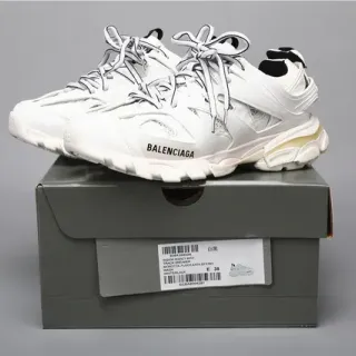 Balenciaga Track Trainer حذاء رياضي سميك أبيض أسود