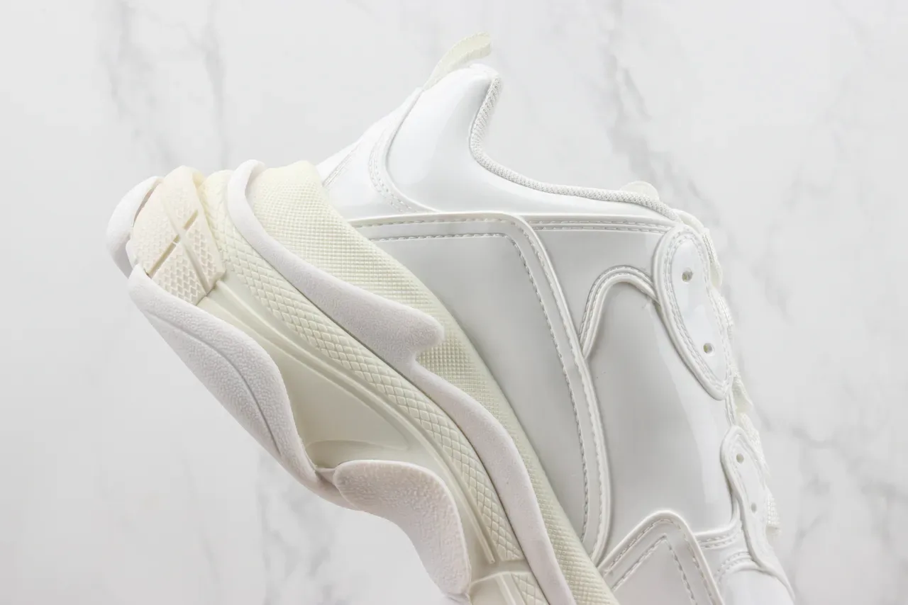 Balenciaga Triple S Tênis Chunky Branco e Creme 5