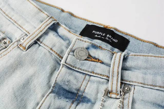 Balmain Calça Jeans com Cintura Motocicleta Inspirada Acanalada em Azul Desbotado 10