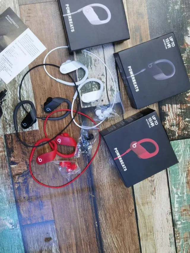 Beats Powerbeats Rouge Casque Sportif Ouvert 11