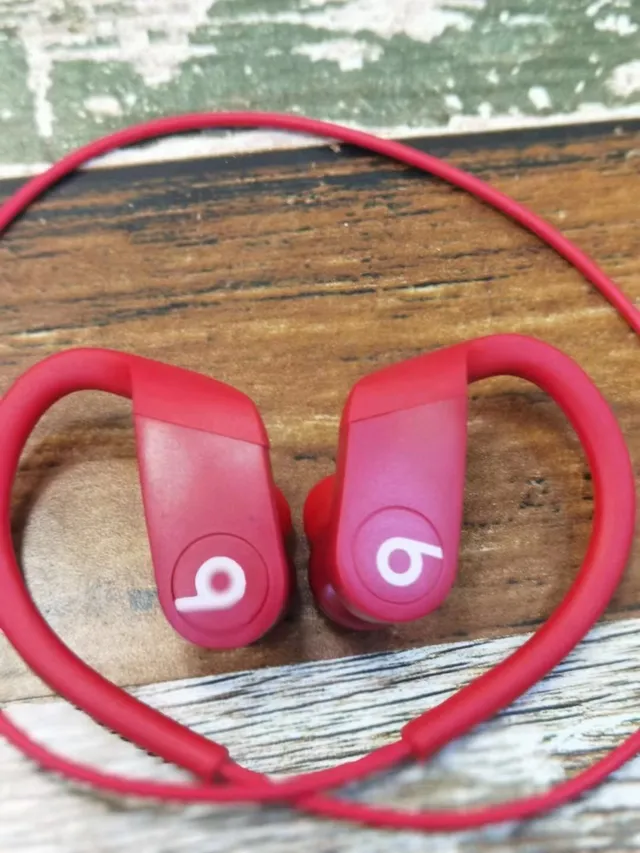 Beats Powerbeats Rouge Casque Sportif Ouvert 16