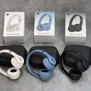 Beats White Pink Foldable Hybrid Over-ear Headphones