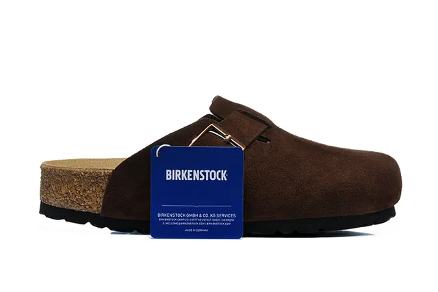Birkenstock Arizona Sabot Daim Marron 6