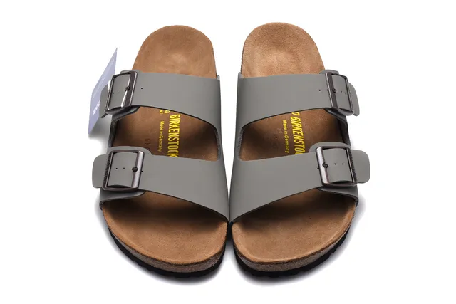 Birkenstock Arizona sandales casuales grises 3