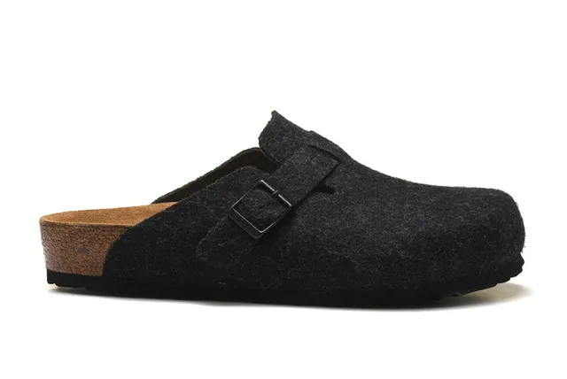 Birkenstock Boston Black Felt Clog 4