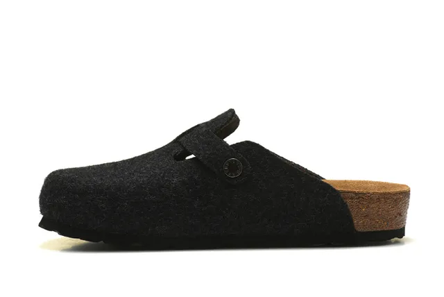 Birkenstock Boston Black Felt Clog 5