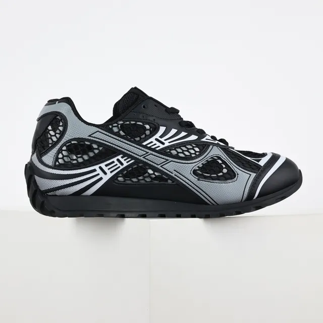 Bottega Veneta Cassette Noir Argent Gris Blanc Chaussures Lifestyle 7