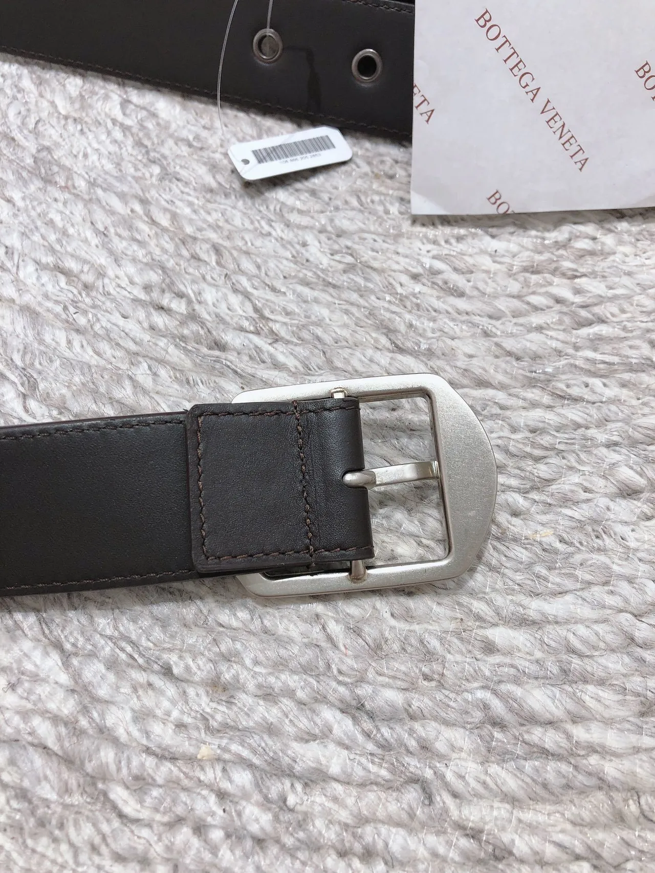Bottega Veneta Intrecciato Ceinture en cuir tissé 3