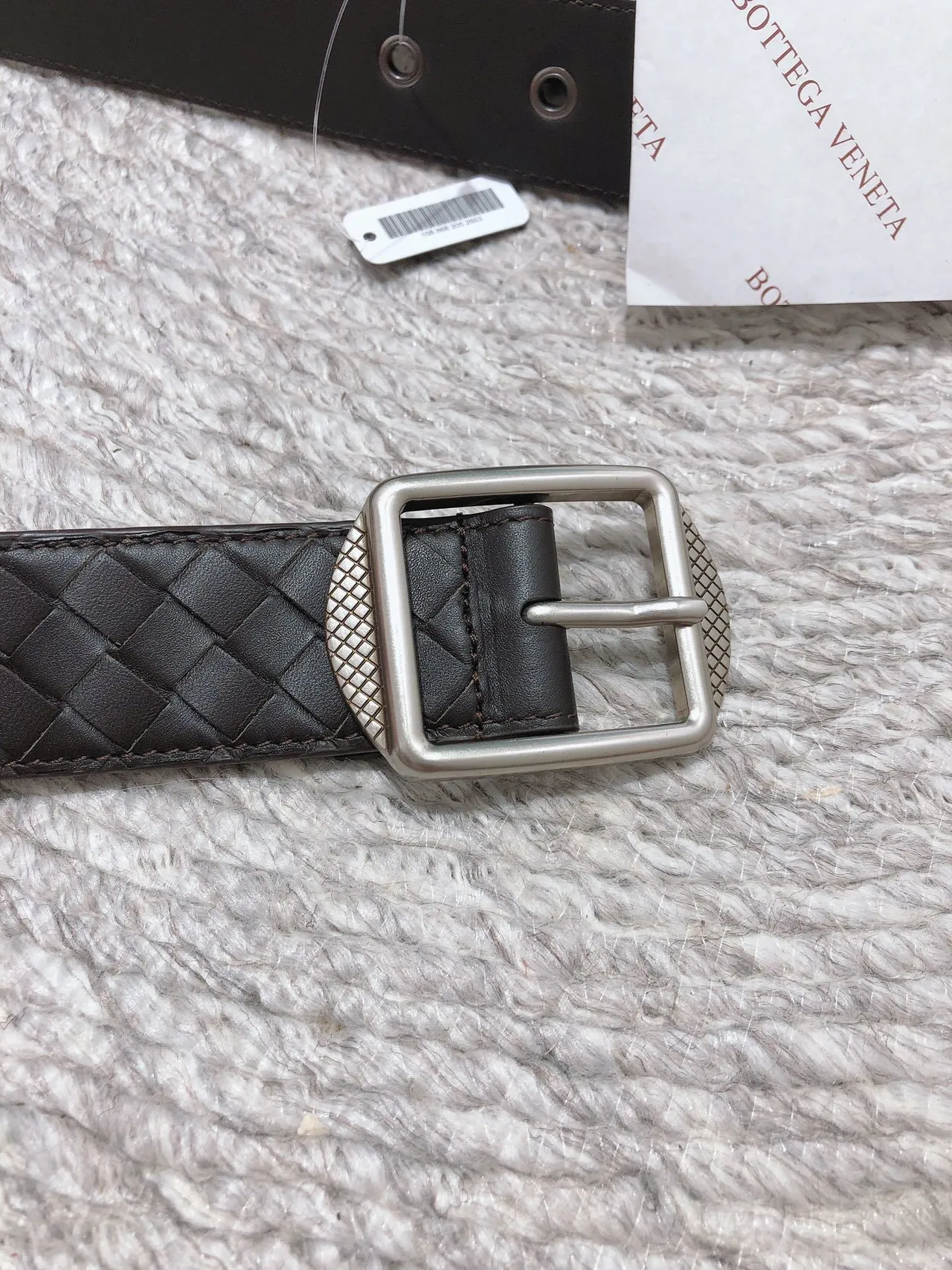 Bottega Veneta Intrecciato Ceinture en cuir tissé 4