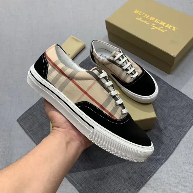 Burberry Patrón Check Negro Beige Zapatillas Lifestyle 3