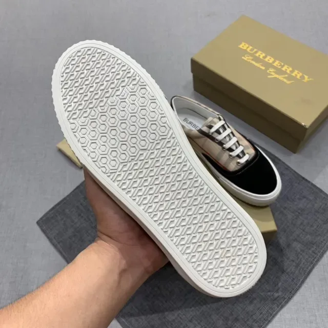 Burberry Patrón Check Negro Beige Zapatillas Lifestyle 5