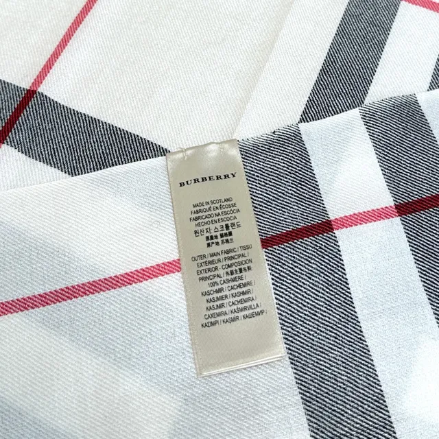 Burberry Nova Check Oversized Fringed Shawl 2