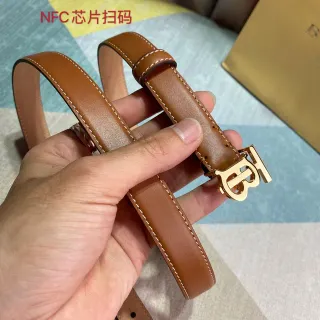 Burberry TB Belt ট্যান বাদামি চামড়ার বেল্ট