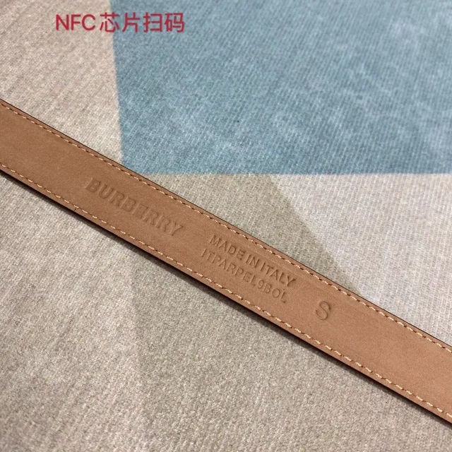 Burberry TB Belt Tan Brown Leather Belt 4