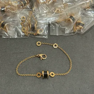 Bvlgari B.zero1 কালো সিরামিক এবং গোল্ড-টোন চেইন ব্রেসলেট