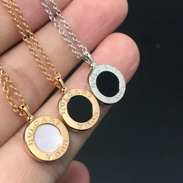 Bvlgari Circular Pavé Disc Pendant Necklace 2