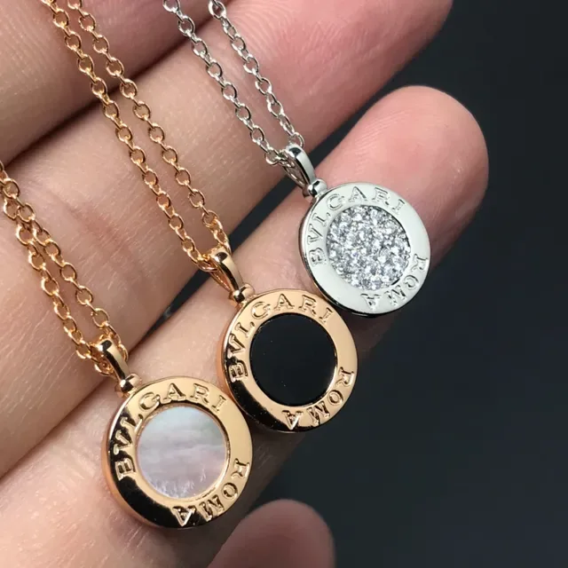 Bvlgari Circular Pavé Disc Pendant Necklace 3