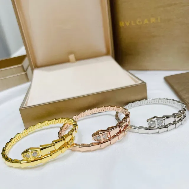 Bvlgari Serpenti Tubogas Bracelets en or avec diamants 2