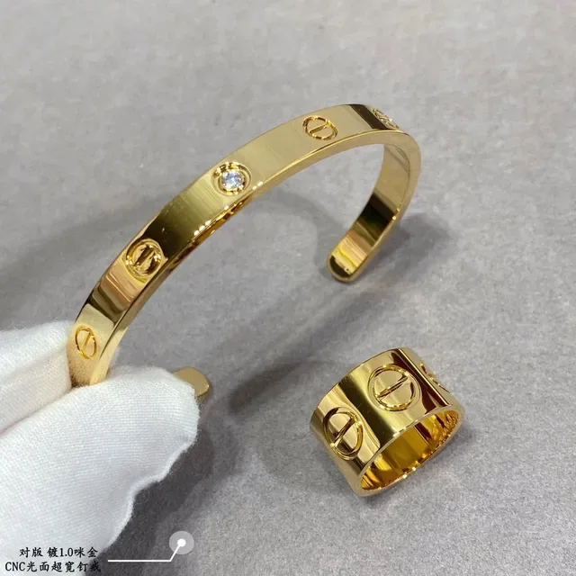 Bague Cartier Juste un Clou Or et Argent Bande Large Motif Tête de Vis 2