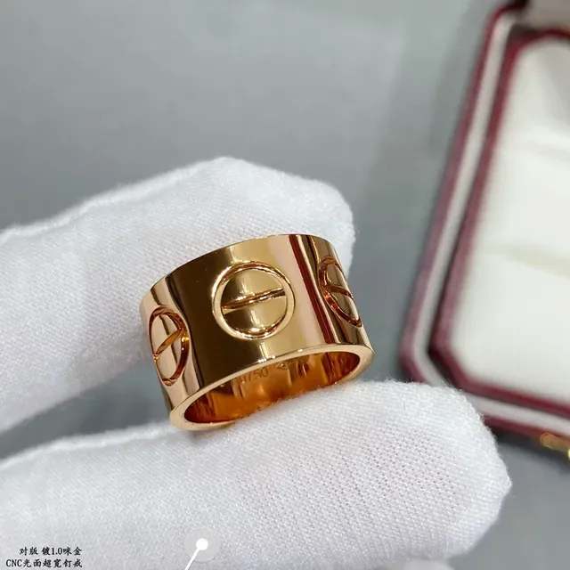 Bague Cartier Juste un Clou Or et Argent Bande Large Motif Tête de Vis 3