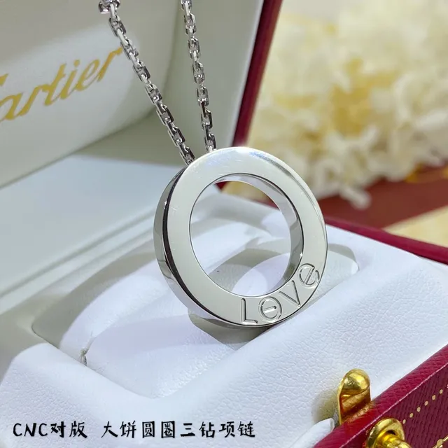 Cartier Juste un Clou Collar con colgante de círculo abierto 3