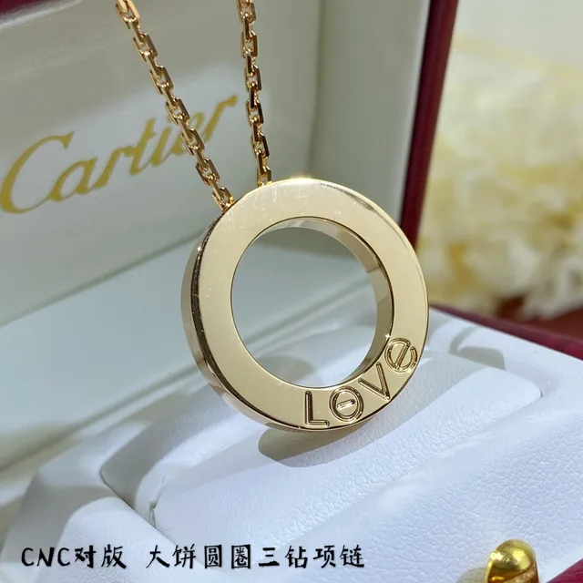 Cartier Juste un Clou Collar con colgante de círculo abierto 4