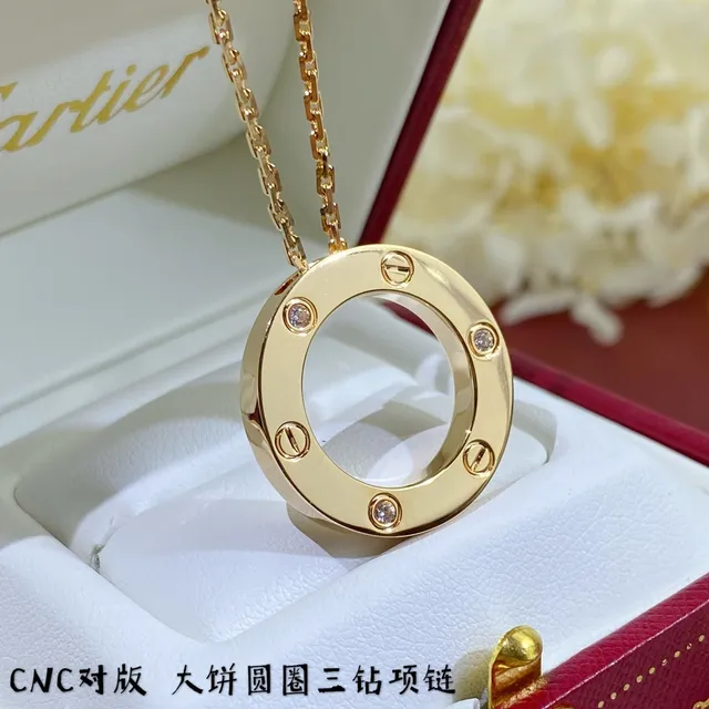 Cartier Juste un Clou Collar con colgante de círculo abierto 6