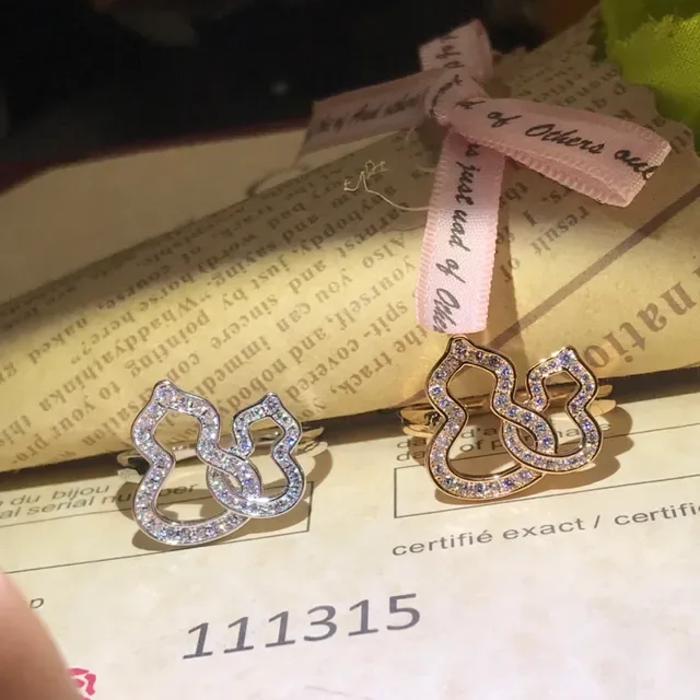Cartier Juste un Clou Pavé Double-C Interlocking Ring 2
