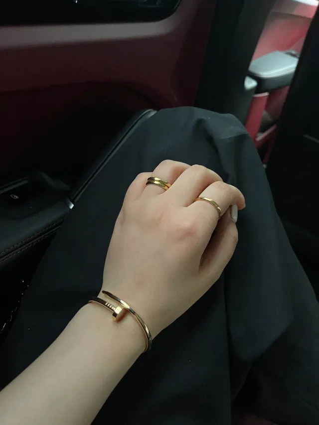 Cartier Juste un Clou ذهب مصقول سوار بانجل مفصلي 3
