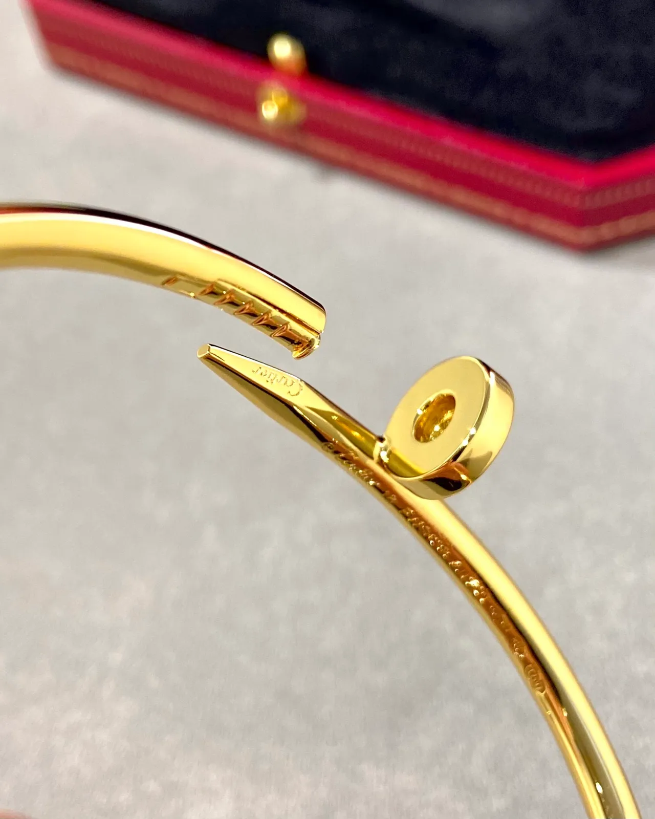 Cartier Juste un Clou ذهب مصقول سوار بانجل مفصلي 6