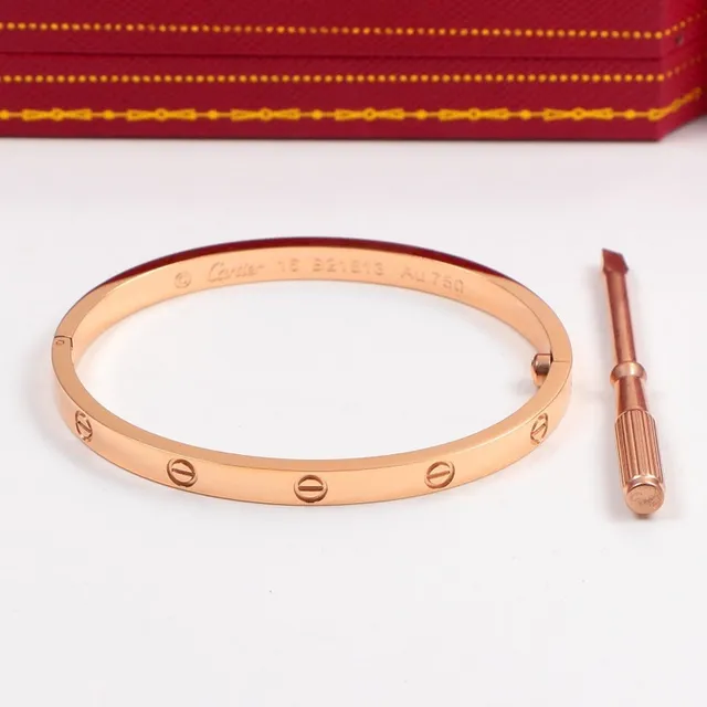 Cartier Love Bracelet Or rose Or jaune Argent Bracelets en métal multiton 6