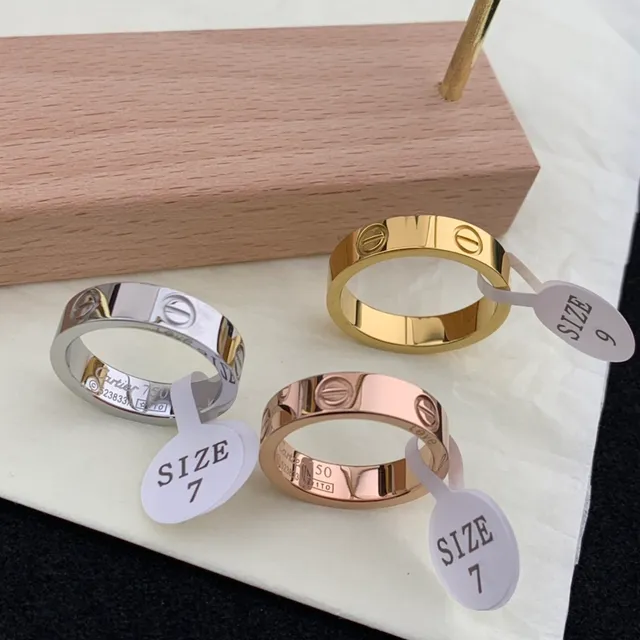 Bagues Cartier Love Argent Or Rose Or Jaune 4